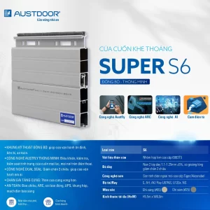 Cửa cuốn Austdoor Khe thoáng S6